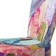 preview thumbnail 12 of 15, Designart "Colorful Pink Purple Flowers" Upholstered Traditional Accent Chair and Arm Chair