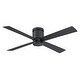 preview thumbnail 2 of 1, Kwartet 52 inch Indoor/Outdoor Ceiling Fan with LED Light Kit - Black