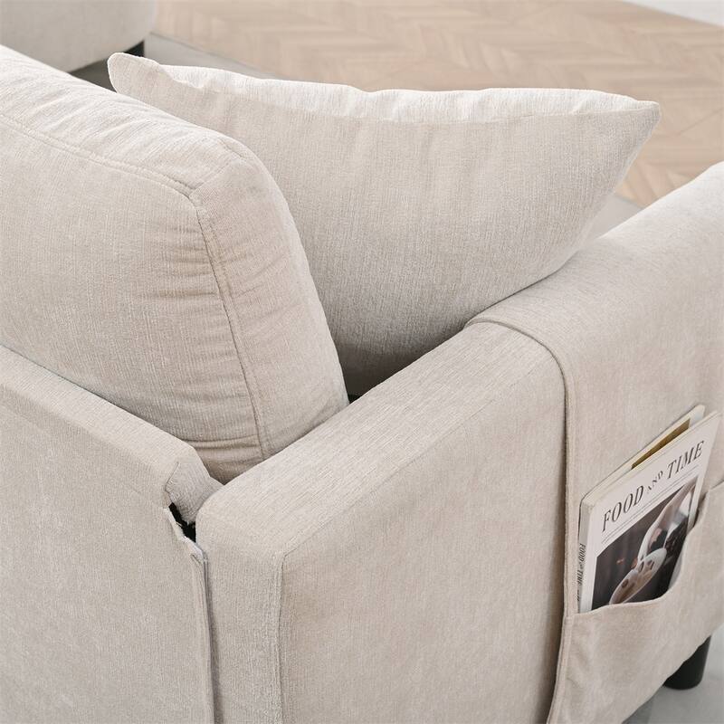SOFA with Ottoman and Convenient Bag