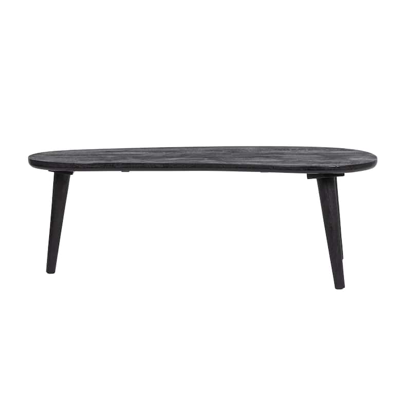 Oblong Wood Nesting Coffee Tables - 43.0"L x 21.0"W x 15.0"H