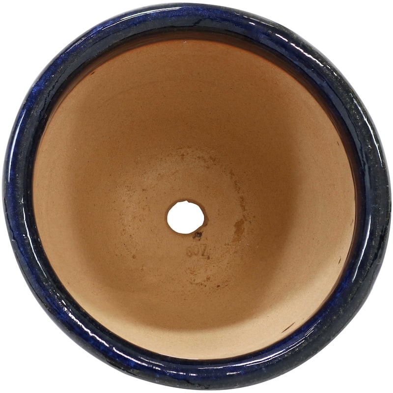 Sunnydaze Chalet Ceramic Indoor/Outdoor Planter - Set of 2