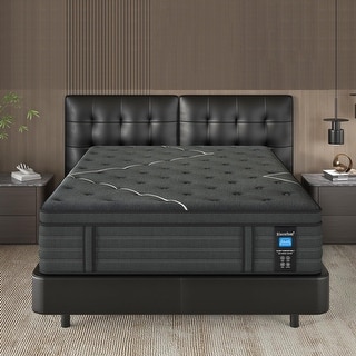 Modland 14inch Cooling Gel Extra Firm Mattress for Back Pain Relief in a Box, Twin/Full/Queen/King Size