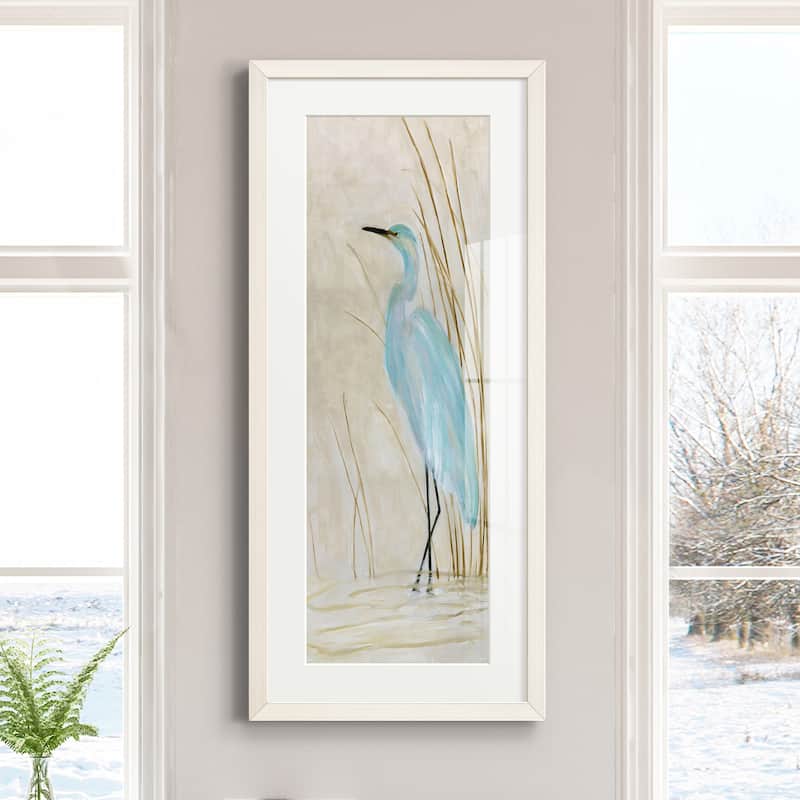 Soft Egret II-Premium Gallery Framed Print