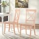 Simple Living Albury Dining Chairs (Set of 2) - Blush Pink