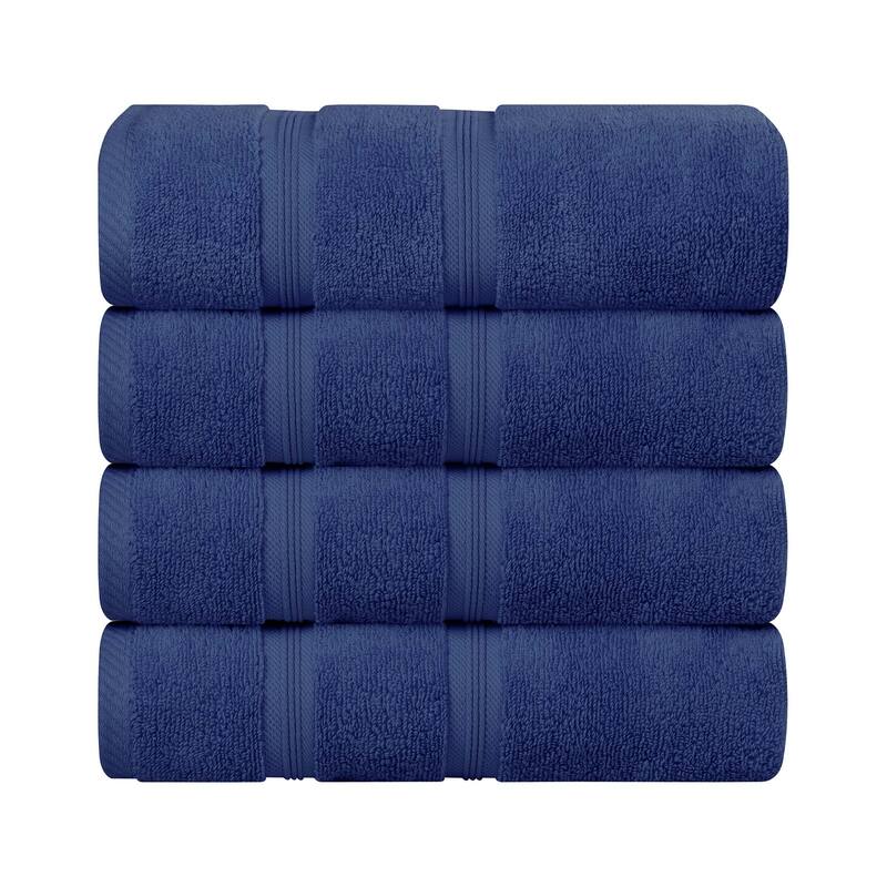 Superior Smart Dry Zero Twist Cotton Bath Towels, Set of 4