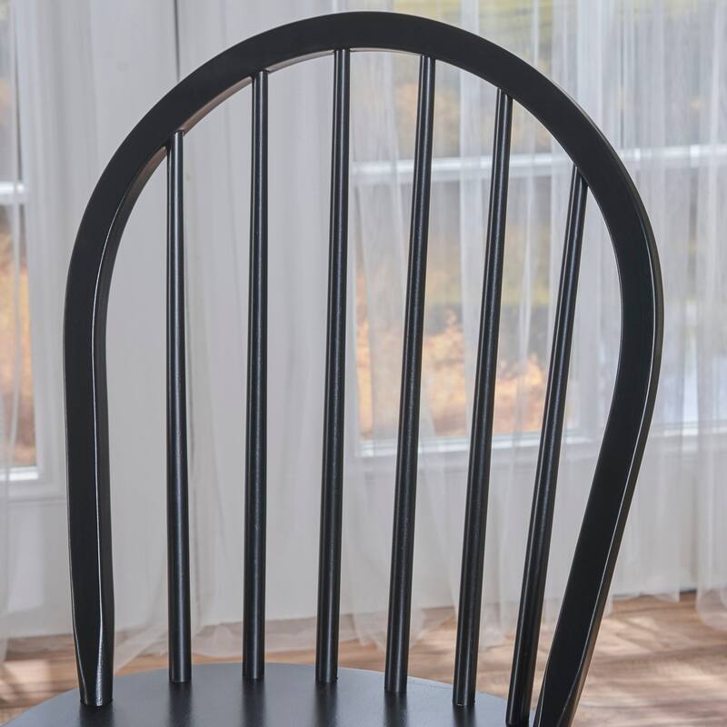 Declan Farmhouse High Back Spindle Dining Chairs (Set of 2) by Christopher Knight Home - 36"H