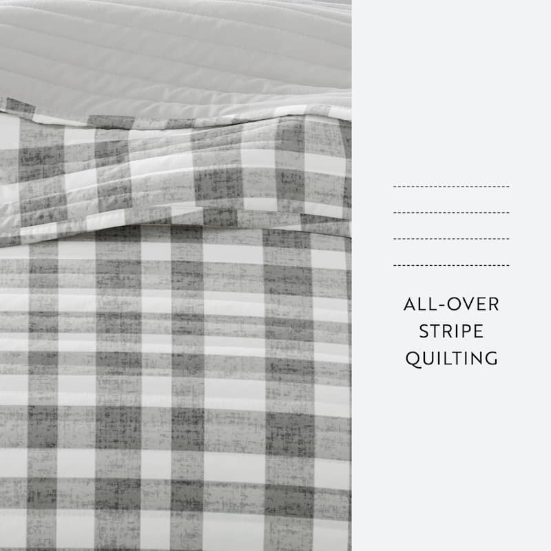 Becky Cameron All Season 3 Piece Reversible Patterned Quilt Set