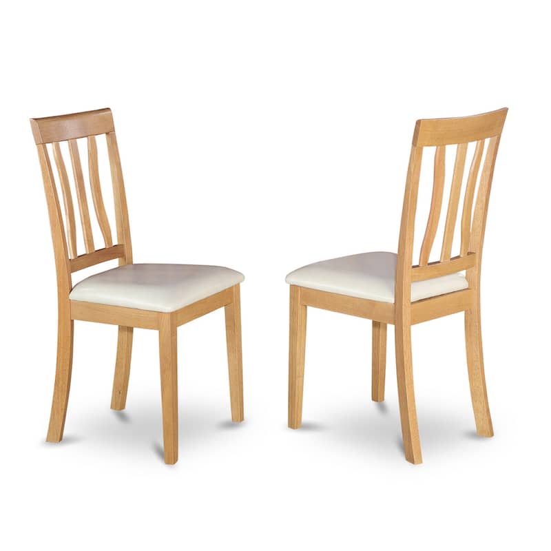 Modern Dining Table Set - Round Table with 2 Chairs - Kitchen Table Set for Small Spaces