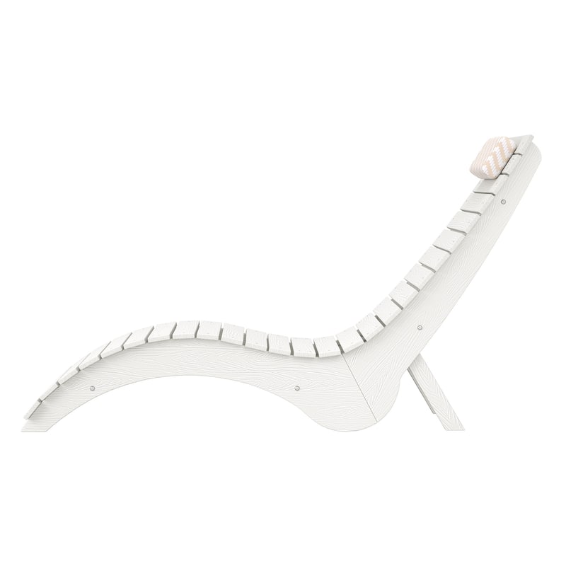 HDPS Water-Resistance Outdoor Chaise Lounges for Use in the Pool, Patio, Garden