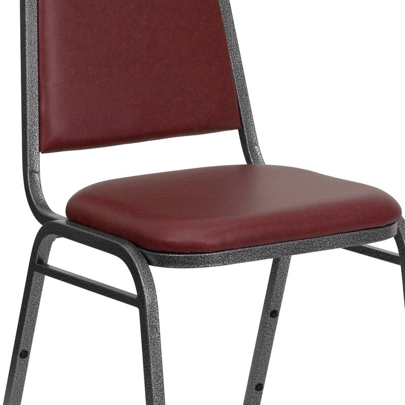 Trapezoidal Back Stacking Banquet Chair with 1.5" Thick Seat - 20.25"D x 17.5"W x 34"H
