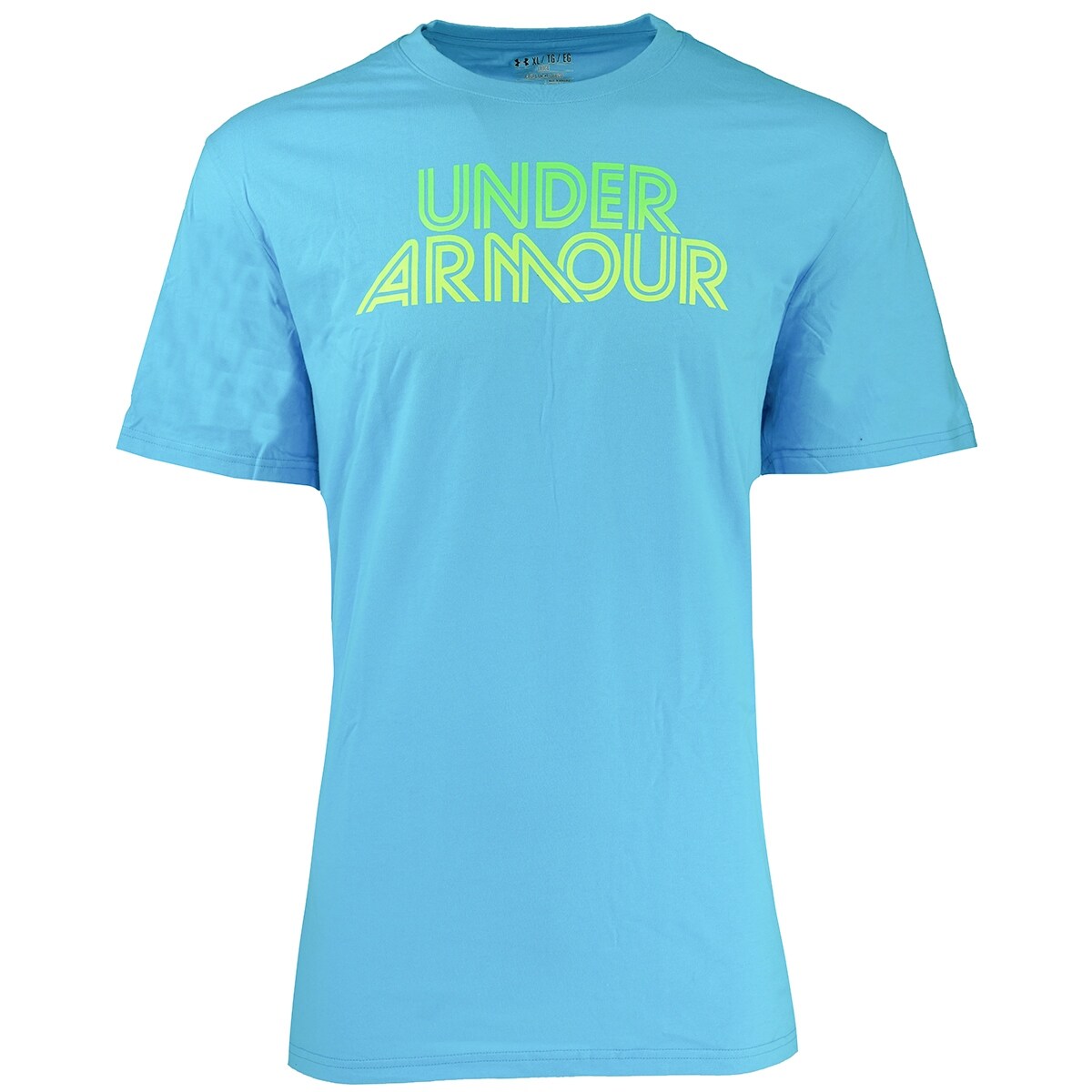 under armour blue line shirt