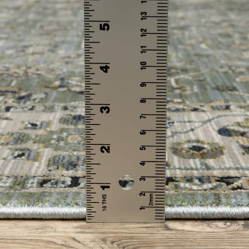 Style Haven Kellan Floral Oriental Blue/ Green Area Rug