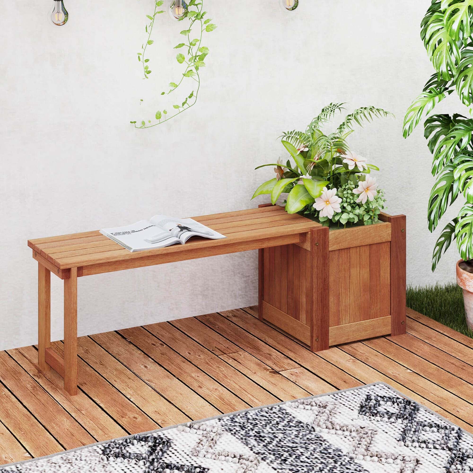 Kmart timber bench sale