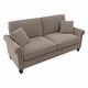 preview thumbnail 72 of 111, Coventry 73W Sofa by Bush Furniture Tan Microsuede