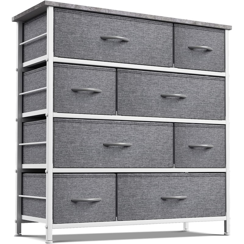 Dresser w/ 8 Drawers Furniture Storage & Chest Tower for Bedroom