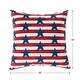preview thumbnail 4 of 2, 18" Americana Decorative Throw Pillow