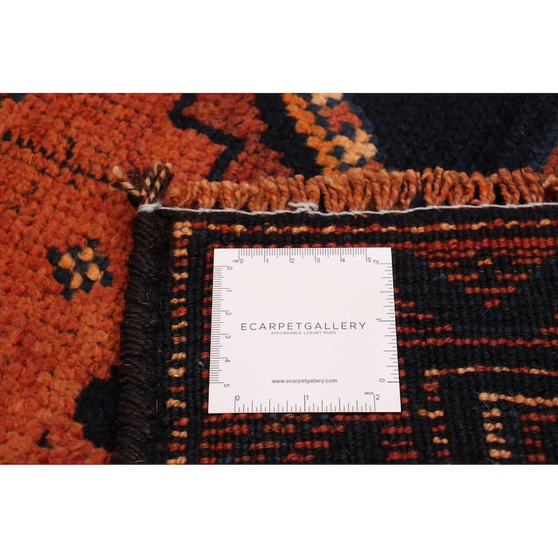 ECARPETGALLERY Hand-knotted Melis Vintage Copper Wool Rug - 3'8 x 12'8