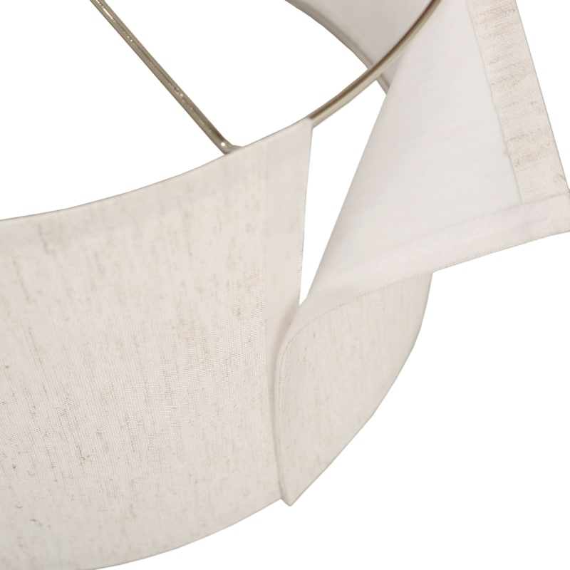 Linen Shade Resin Table Lamp (Set of 2)