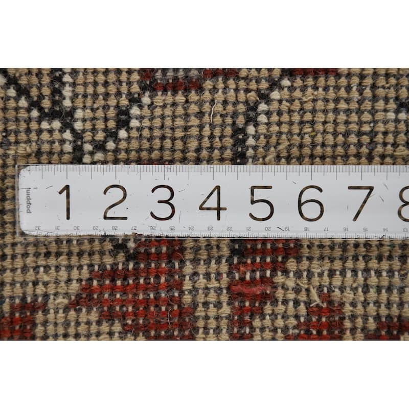 Animals Design Ziegler Area Rug Handmade Wool Carpet - 7'10" x 9'9"