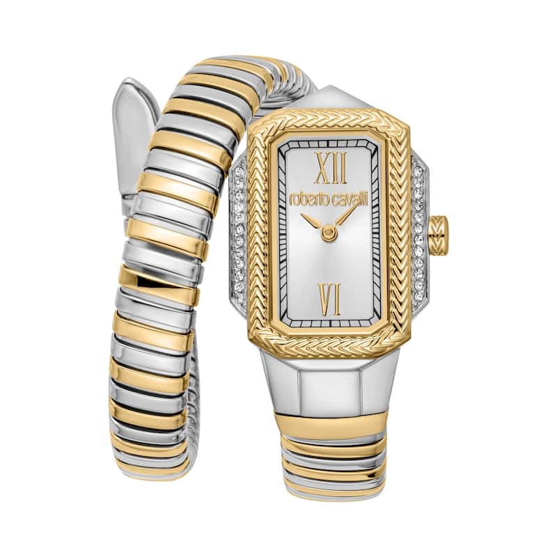Roberto Cavalli Women's RC5L115M0065 Quartz Watch - Two-Tone