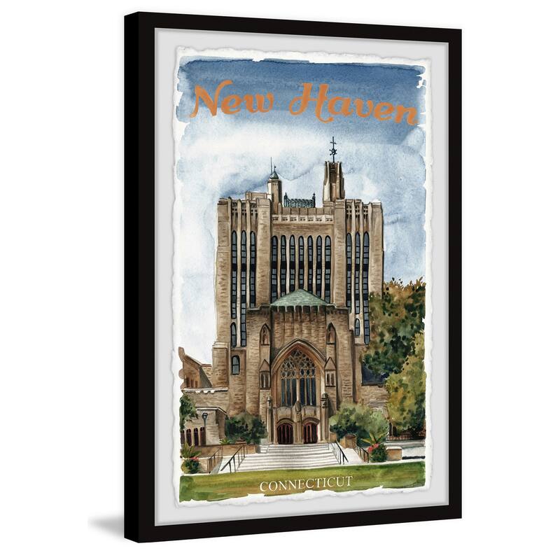 'New Haven, Connecticut' Framed Painting Print