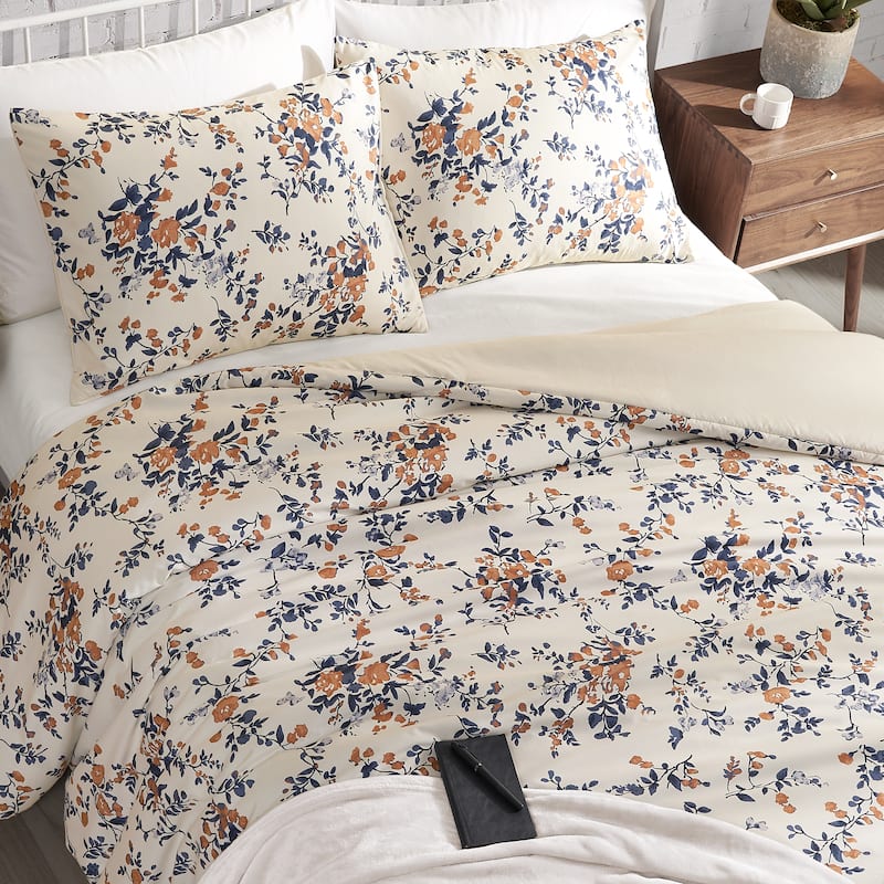 Lucky Brand Garden Bouquet Reversible Comforter Sets