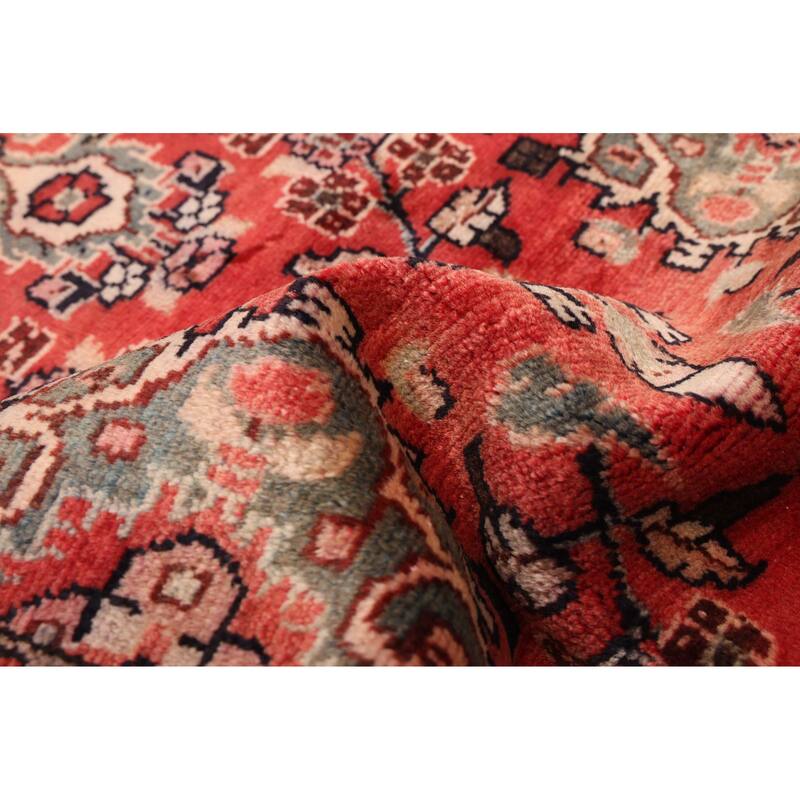 ECARPETGALLERY Hand-knotted Andelz Red Wool Rug - 2'8 x 8'6