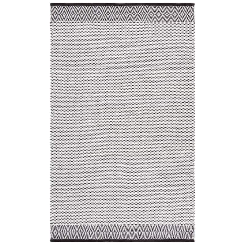 SAFAVIEH Handmade Kilim Mairwen Cotton & Wool Rug - 5' x 8' - Brown/Ivory