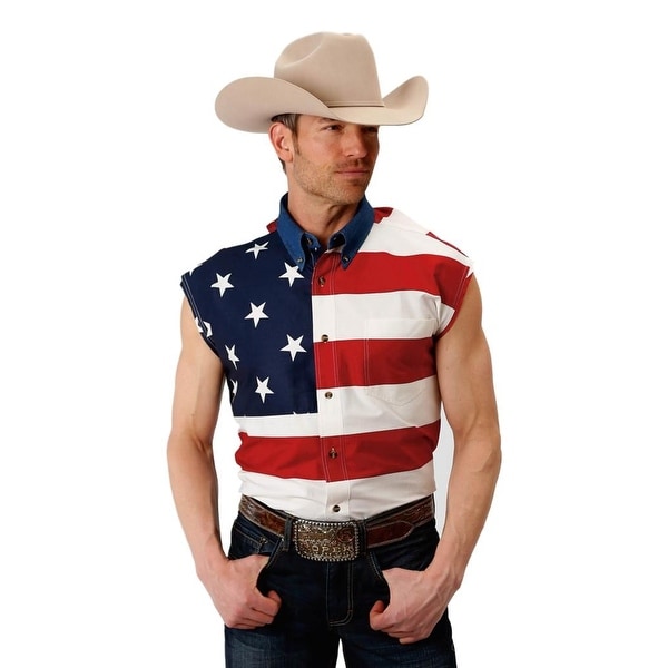 Western sleeveless shirts clearance