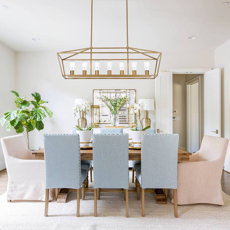Kitchen Island Lantern Pendant Linear Chandelier