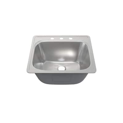 Swiss Madison SM-KT664 Ouvert 25" Drop In Single Basin Stainless Steel