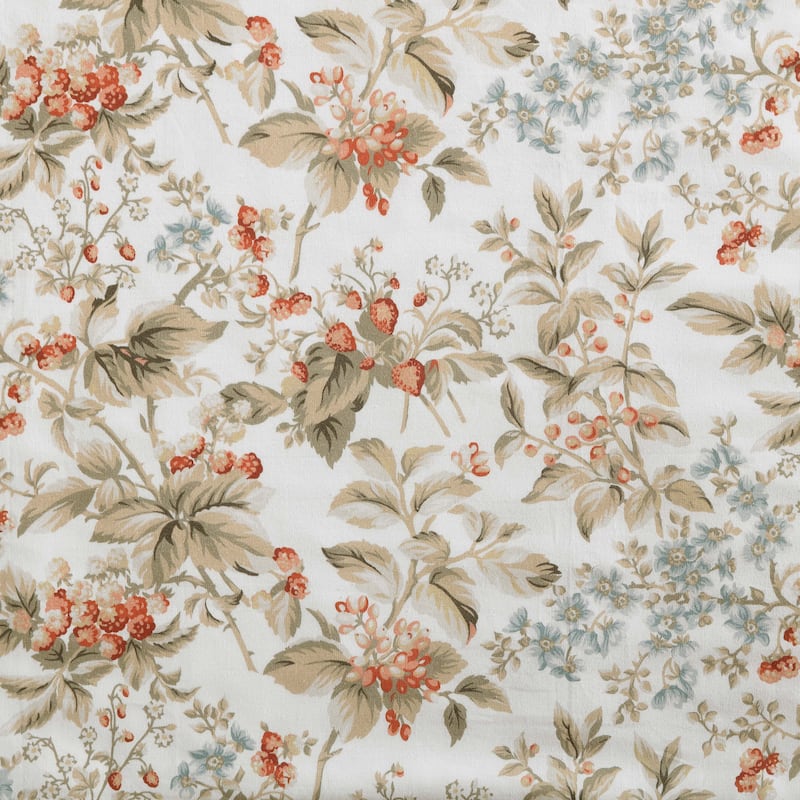 Laura Ashley Bramble Floral Cotton Reversible Comforter Set