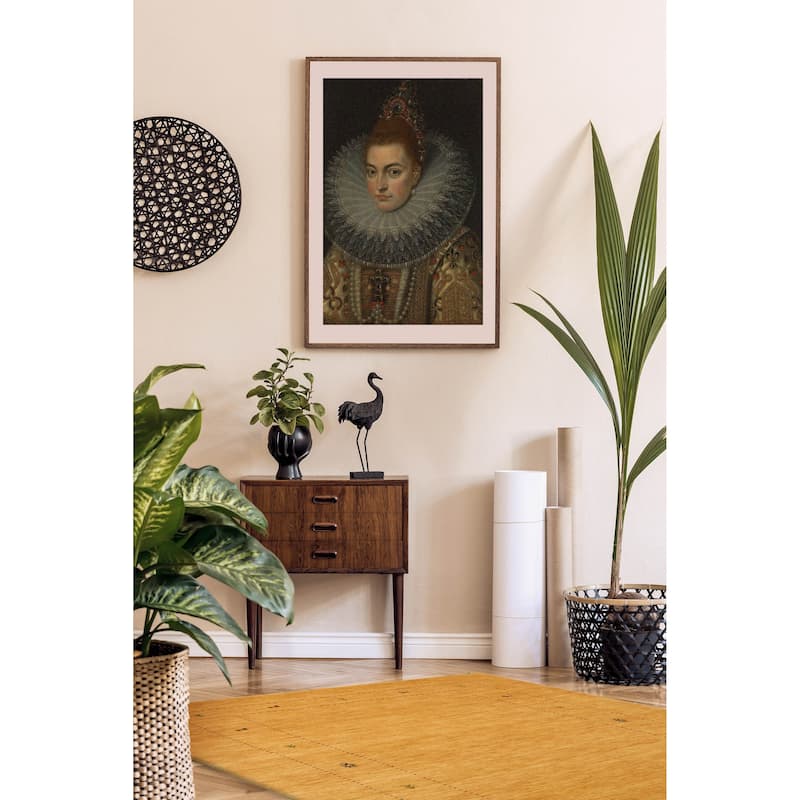 ECARPETGALLERY Hand Loomed Kashkuli Gabbeh Light Orange Wool Rug - 5'0 x 8'1