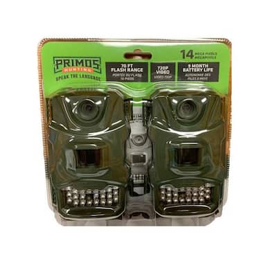 Primos Low Glow Trail Security Camera - 2 Pack - 14MP