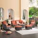 Option Orange/Red-Brown Wicker