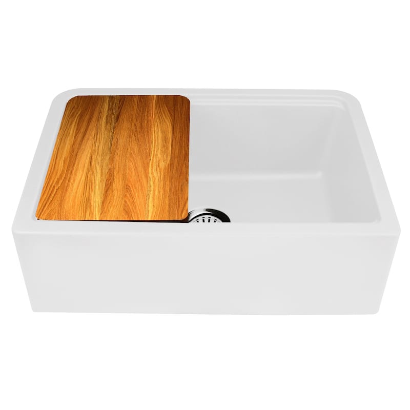 Highpoint 29.75in Granite Composite Workstation Farmhouse Sink - 29.75" x 19.75" x 9.75"