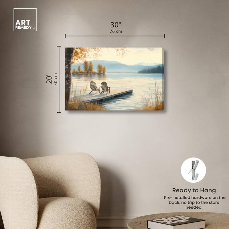 Lake of Dreams Canvas by Art Remedy, Gallery Wrapped