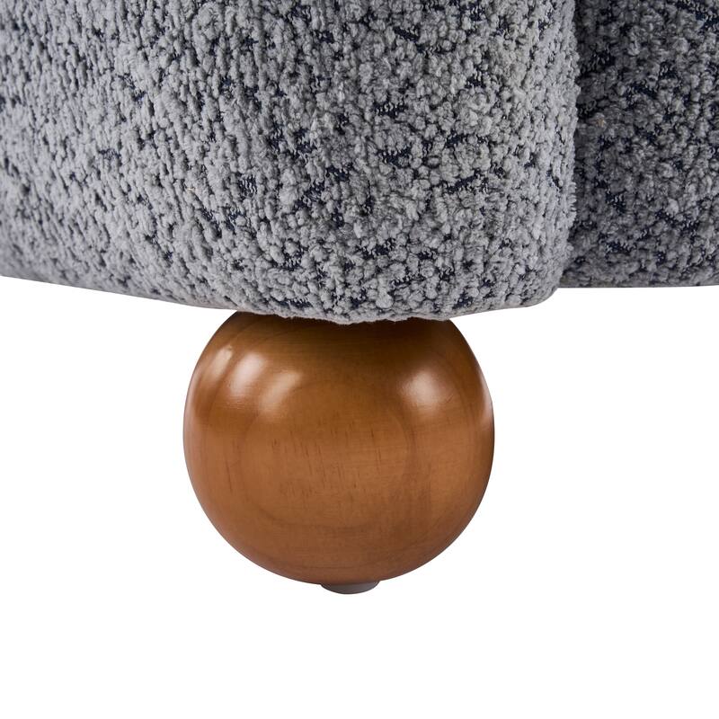 Christopher Knight Home - Wingback Modern Upholstered Club Chair with Wooden Legs