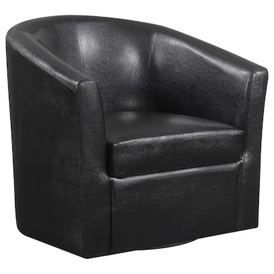 Turner Upholstered Barrel Back Swivel Chair
