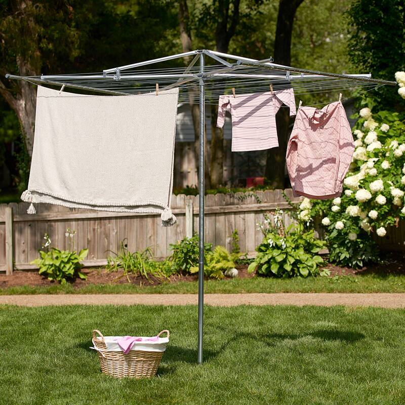 Household Essentials Steel Extra Large Parallel Outdoor Dryer, 210 feet