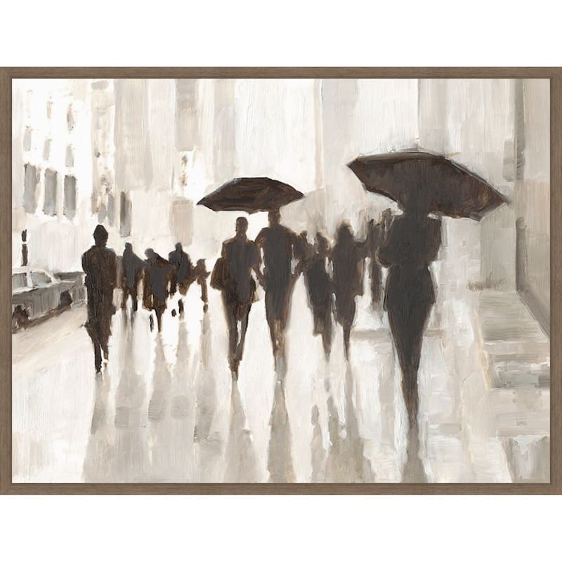 Clearing Rain by Ethan Harper (30 x 23 in.), Framed Canvas Wall Art Print