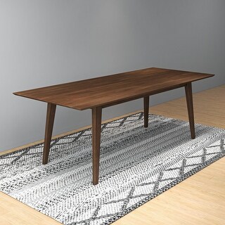 Modern Style Solid Wood Rectangular Dining Kitchen Table 86" - Bed Bath ...