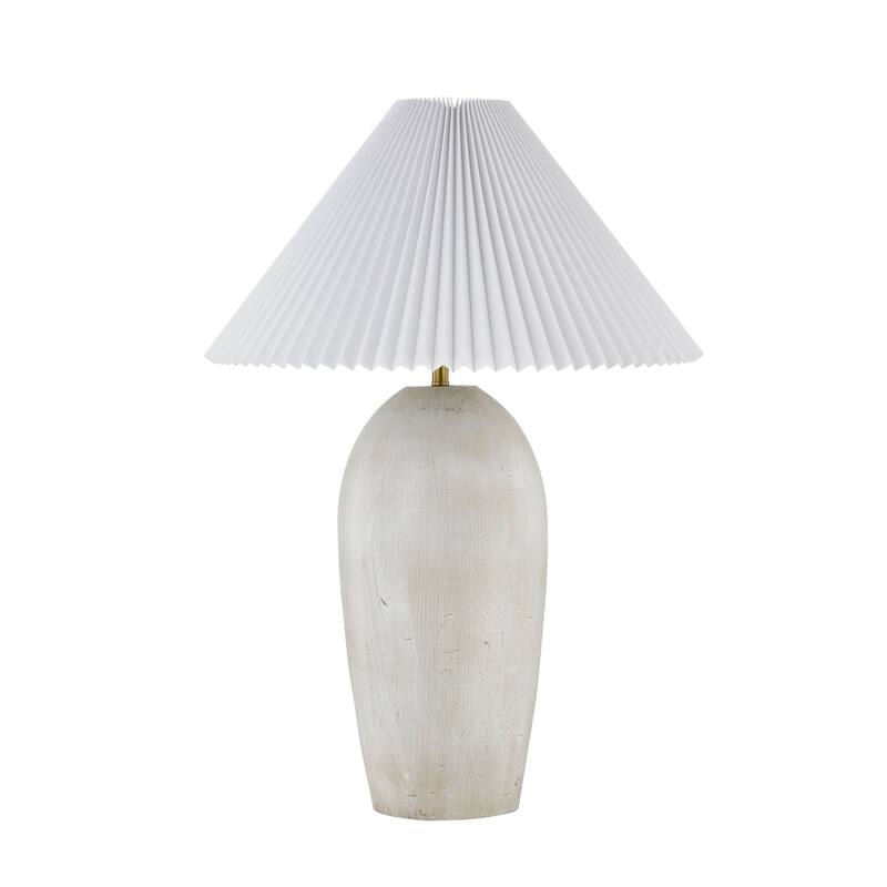 Calhoun 27" Table Lamp with Linen Shade, Off-White (Set of 2)