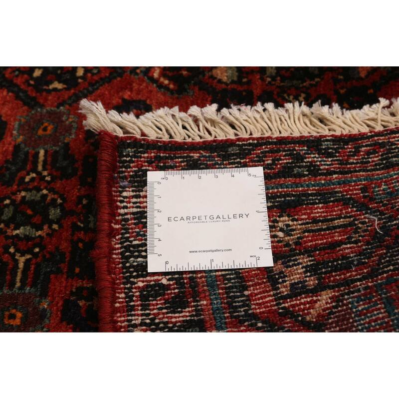 ECARPETGALLERY Hand-knotted Andelz Red Wool Rug - 3'8 x 10'0