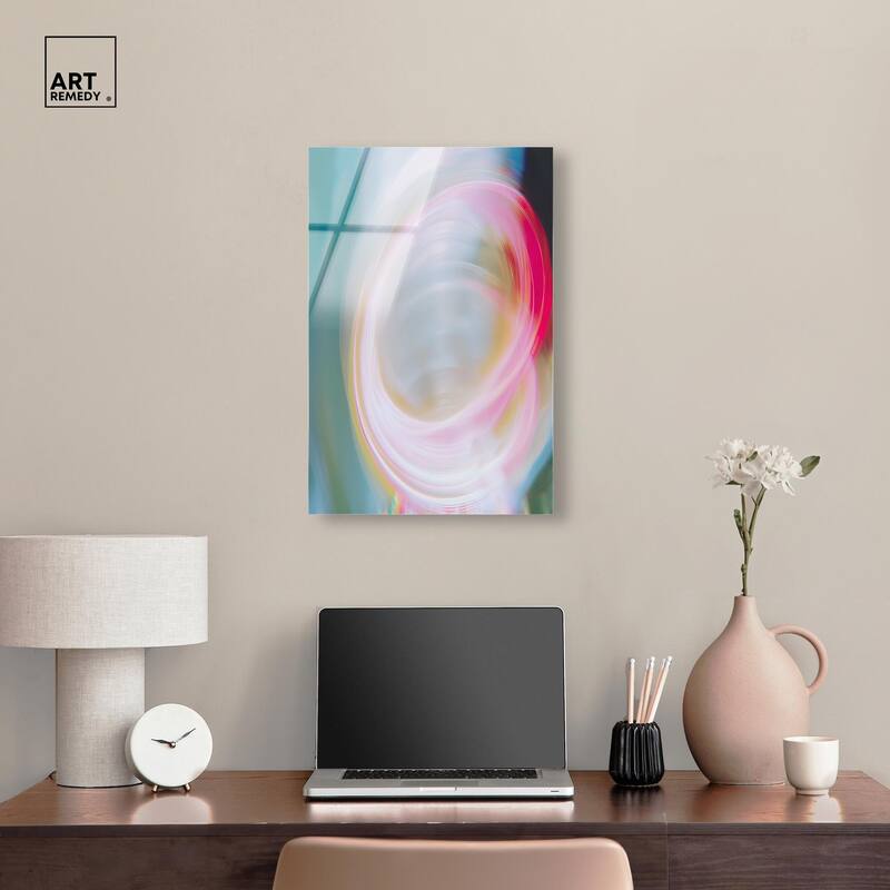 Swirling Light III Acrylic by Art Remedy, Ready to Hang