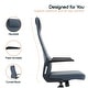 preview thumbnail 5 of 11, Nexa Upholstered High-Back Office Chair, Ergonomic Rolling Desk Chair with Armrests for Home Office Studio Gaming