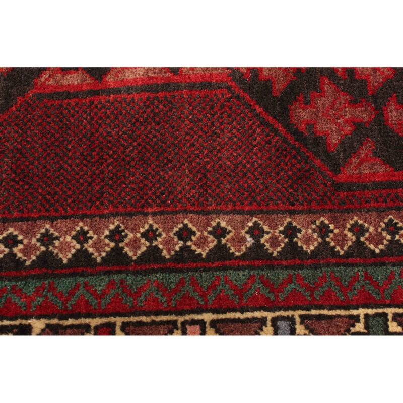 ECARPETGALLERY Hand-knotted Teimani Black Wool Rug - 2'9 x 4'5