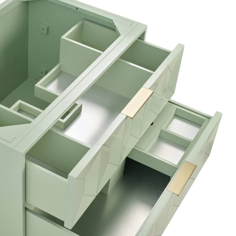 Emmeline 36" Single Vanity Cabinet, Pistachio