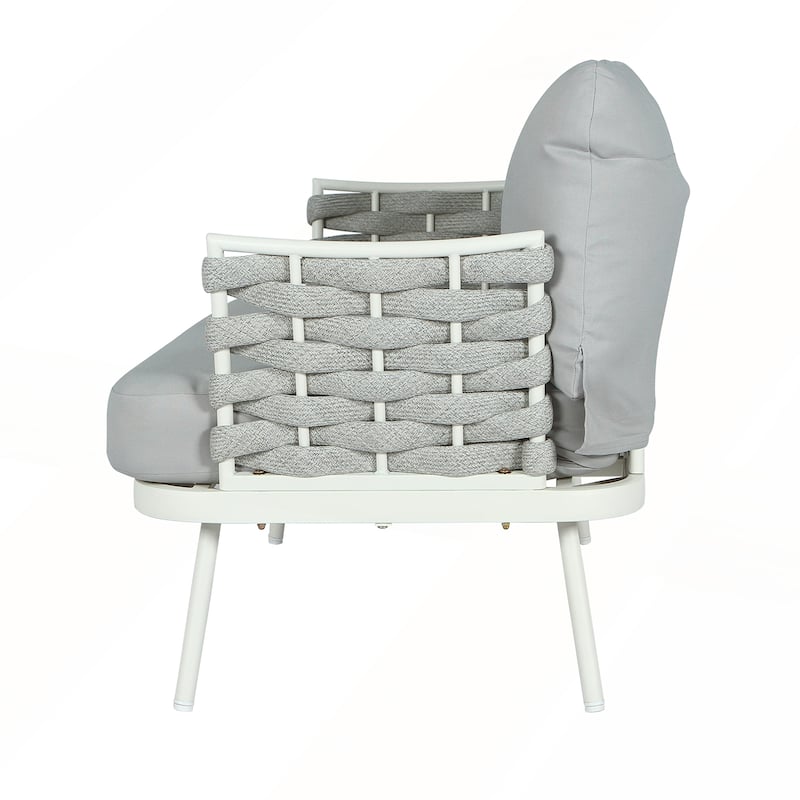 Steel Club Chair Set of 2