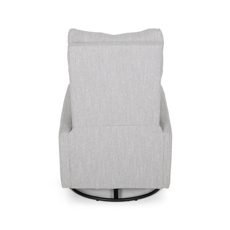 Contemporary Push‑Back Swivel Glider Recliner Chair